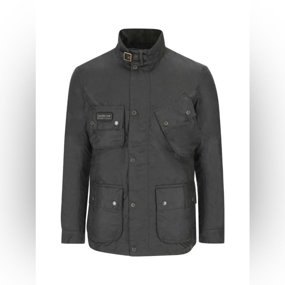 Barbour International Original Wax Jacket Sage Green